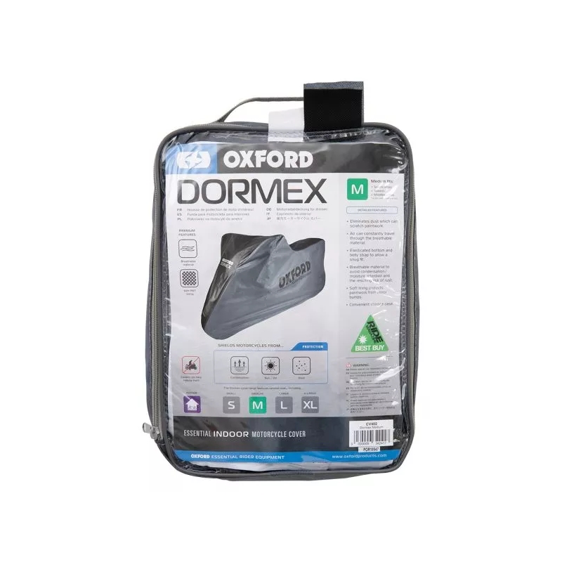 Telo coprimoto Oxford Dormex nero-grigio