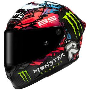 Casco integrale da moto HJC RPHA 1 V2 Carbon Funky Diablo MC8 nero-multicolore