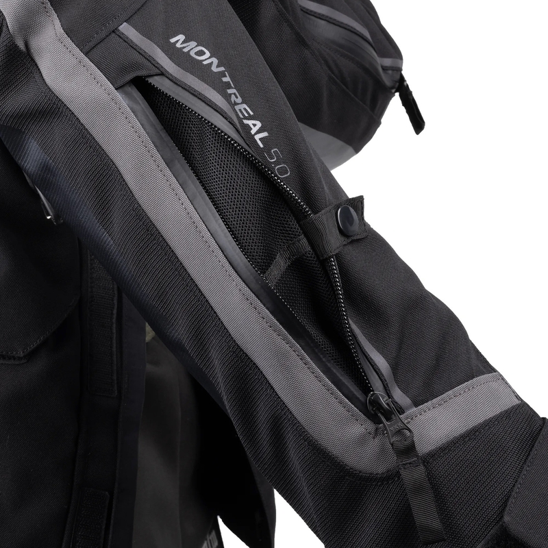 Giacca da motociclista Oxford Montreal 5.0 nera