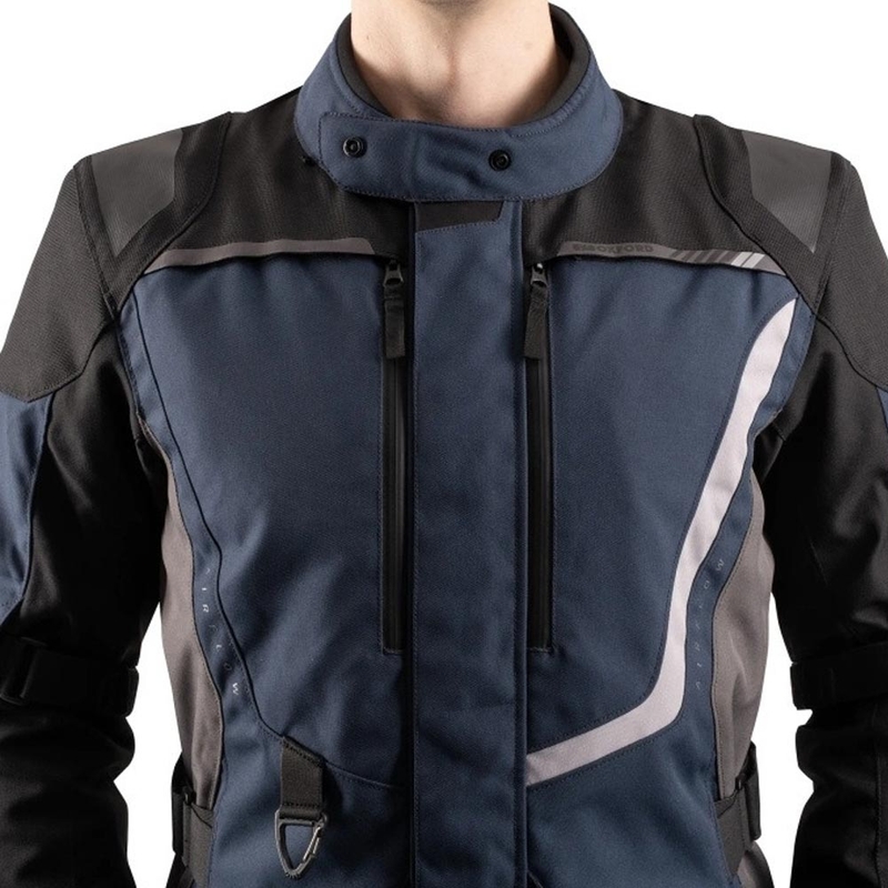 Giacca da motociclista Oxford Montreal 5.0 blu-nero-grigio