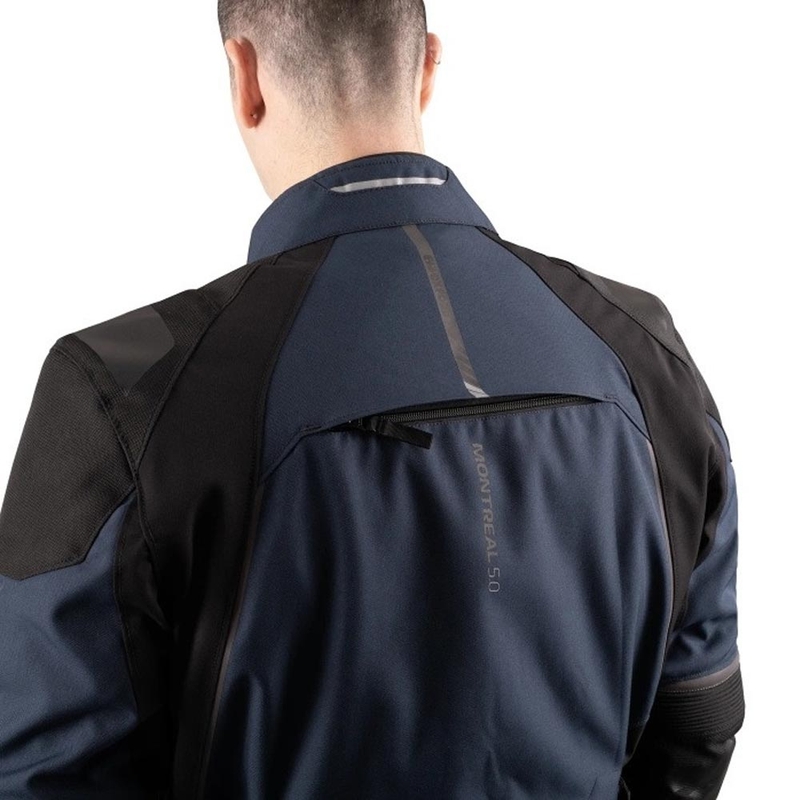 Giacca da motociclista Oxford Montreal 5.0 blu-nero-grigio