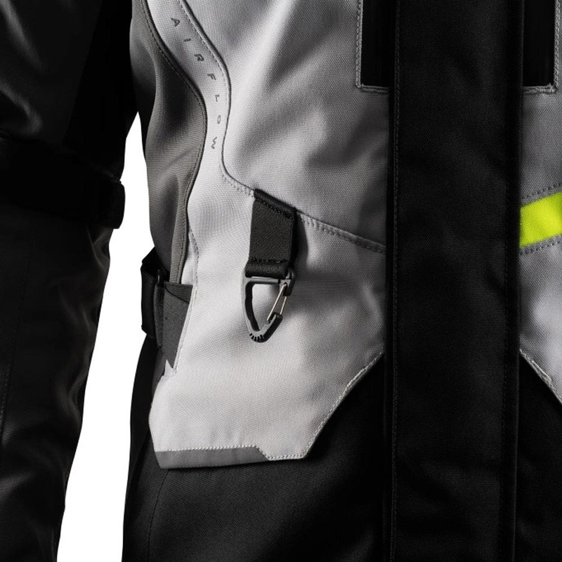 Giacca da motociclista Oxford Montreal 5.0 grigio-nero-giallo