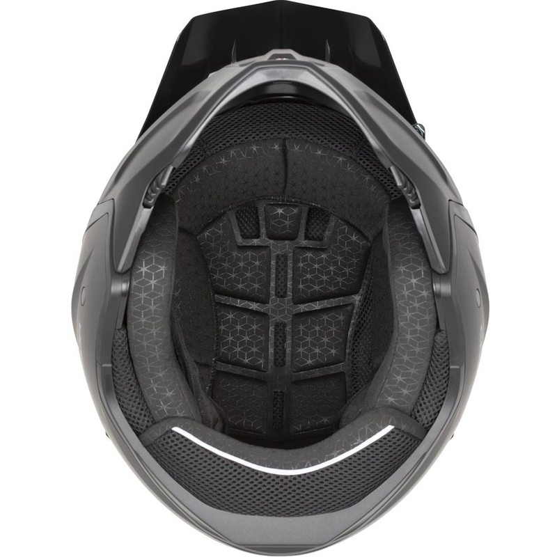 Casco modulare da moto Cassida Cross Country Dual giallo fluo-nero
