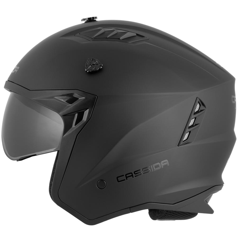 Casco modulare da moto Cassida Cross Country Dual nero opaco