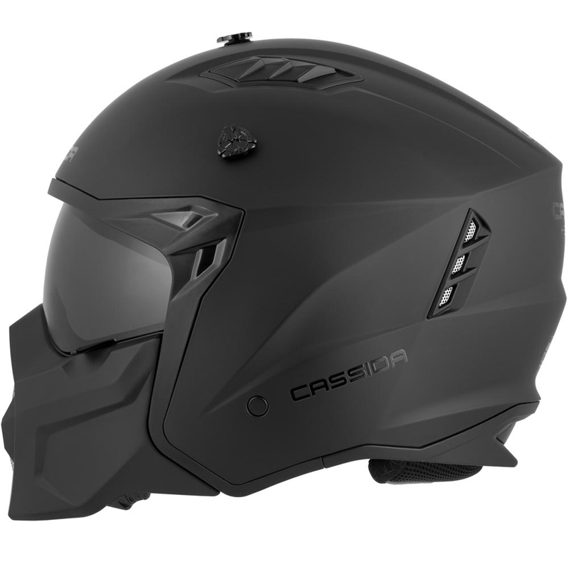 Casco modulare da moto Cassida Cross Country Dual nero opaco