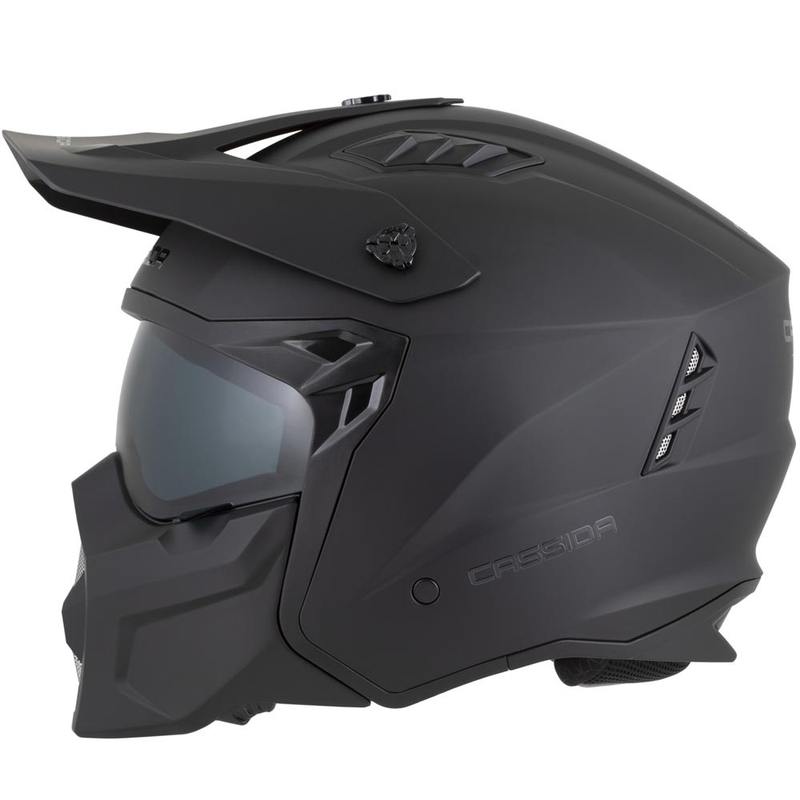 Casco modulare da moto Cassida Cross Country Dual nero opaco