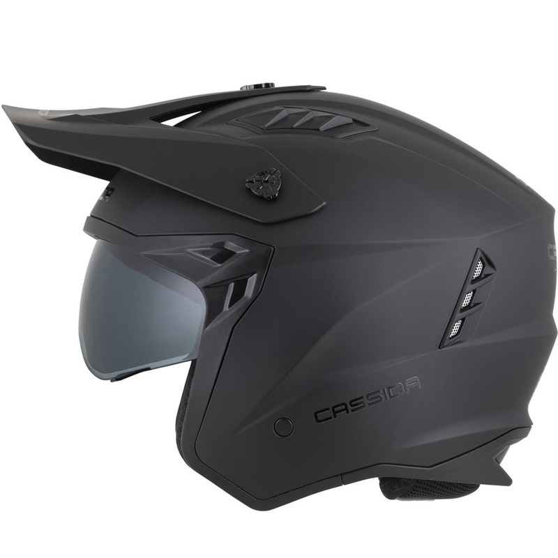 Casco modulare da moto Cassida Cross Country Dual nero opaco