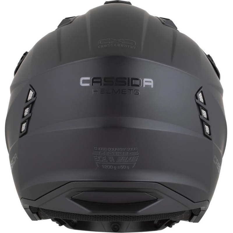 Casco modulare da moto Cassida Cross Country Dual nero opaco