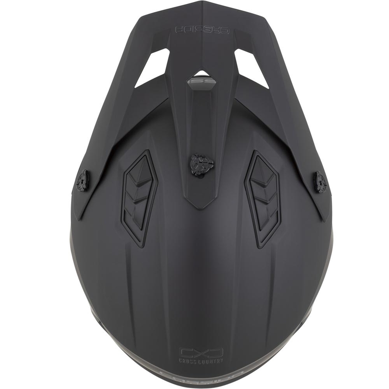 Casco modulare da moto Cassida Cross Country Dual nero opaco