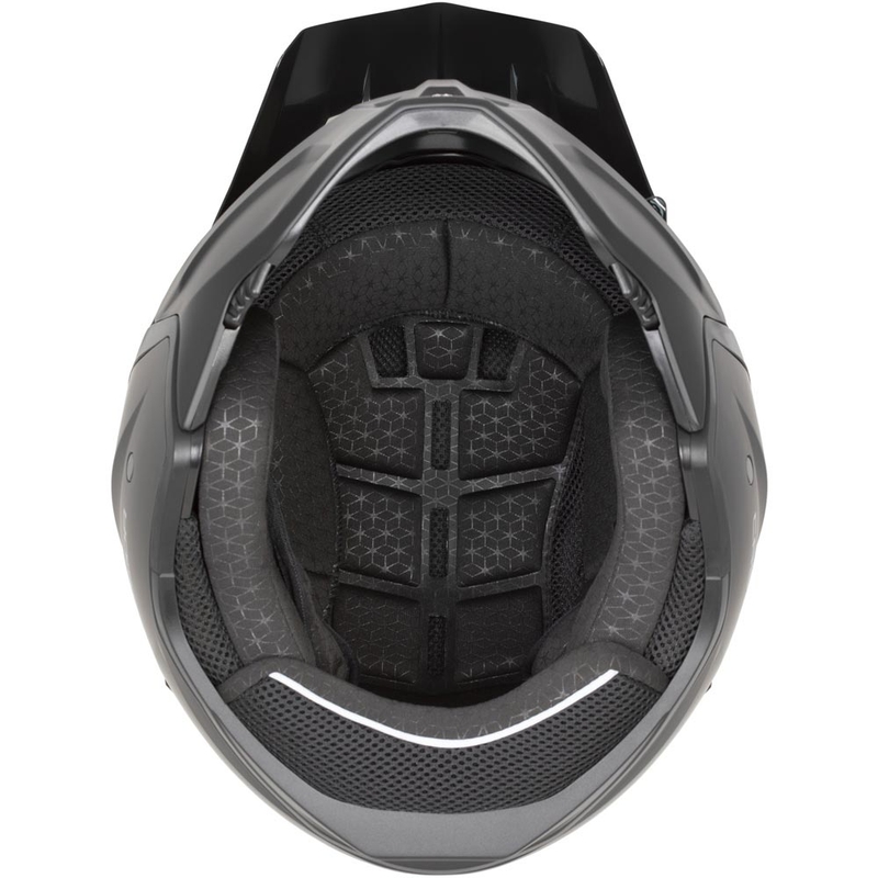 Casco modulare da moto Cassida Cross Country Dual nero opaco