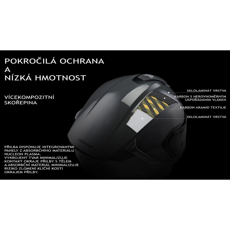Casco integrale da moto Alpinestars S-R7 Solid nero opaco