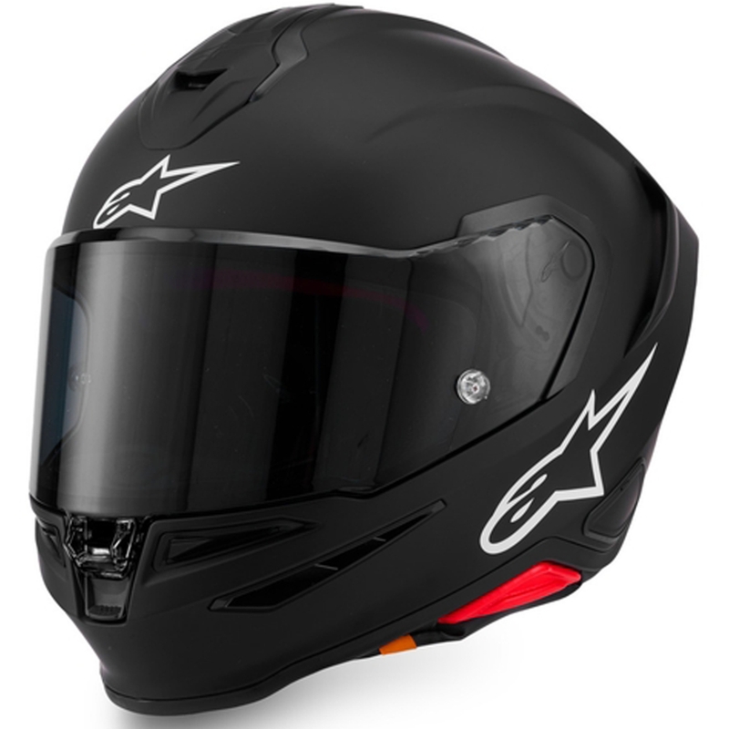 Casco integrale da moto Alpinestars S-R7 Solid nero opaco