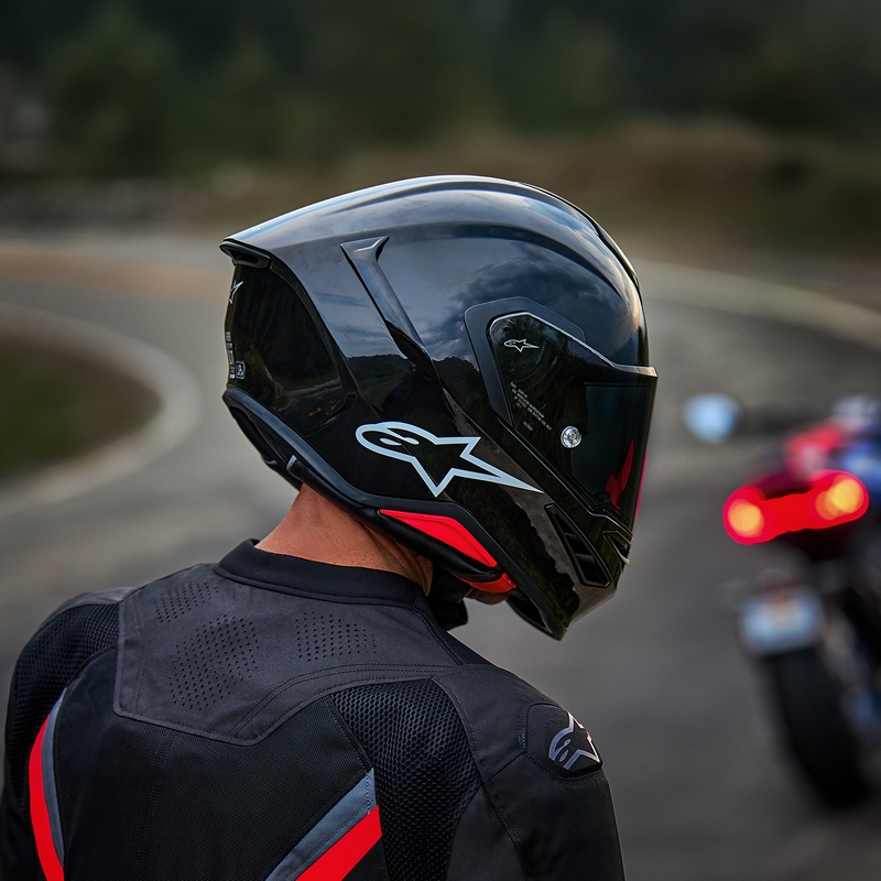 Casco integrale da moto Alpinestars S-R7 Solid nero