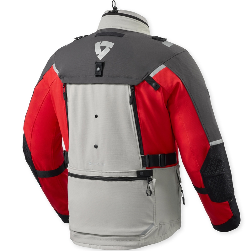 Giacca da moto Revit Defender 4 GTX rosso antracite