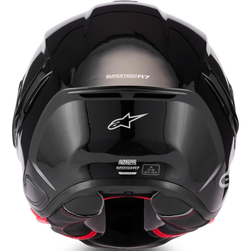 Casco integrale da moto Alpinestars S-R7 Solid nero