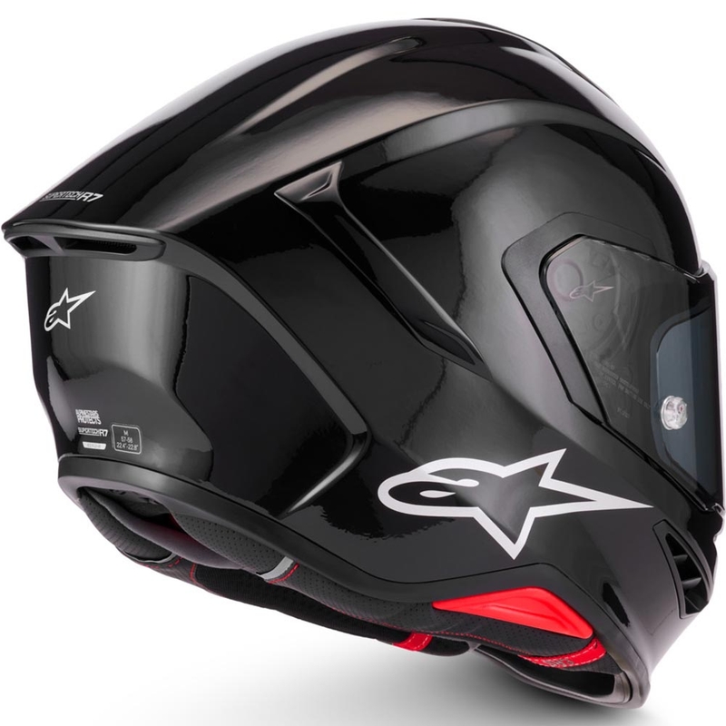 Casco integrale da moto Alpinestars S-R7 Solid nero