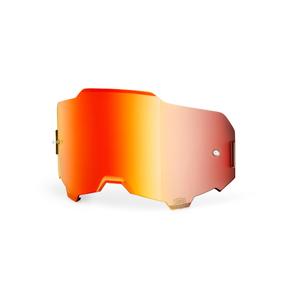 Vetro rosso iridato per occhiali 100% ARMEGA