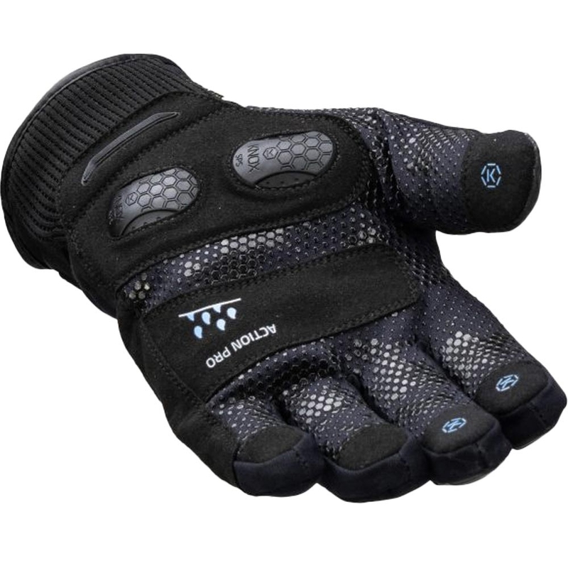 Guanti da moto impermeabili Knox Action PRO neri
