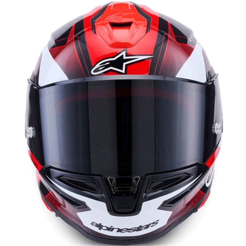 Casco integrale da moto Alpinestars S-R7 Kinetis nero-rosso-bianco