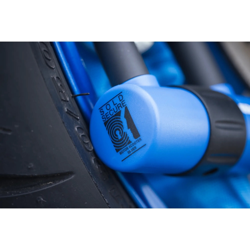 Lucchetto a catena per moto Oxford HD - edizione limitata blu