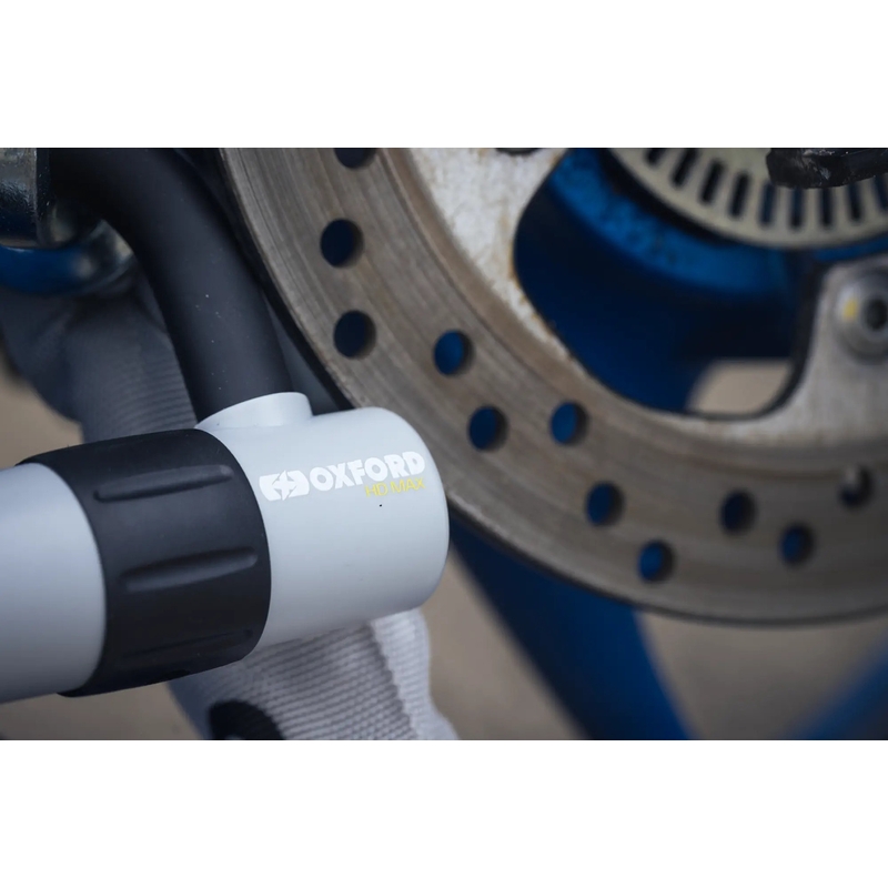 Lucchetto a catena per moto Oxford HD - edizione limitata grigia