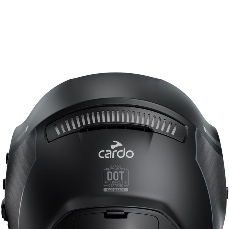 Casco integrale da moto Cardo Beyond GTS nero