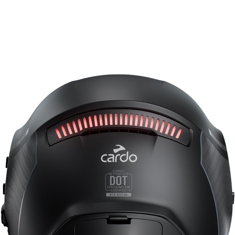 Casco integrale da moto Cardo Beyond GTS nero
