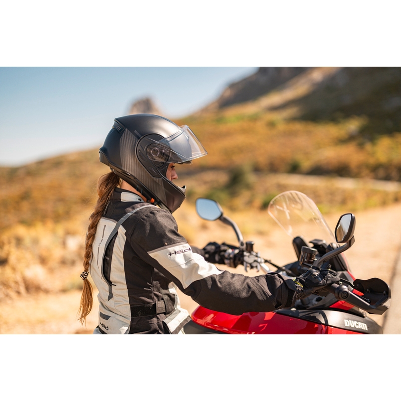 Casco integrale da moto Cardo Beyond GTS nero