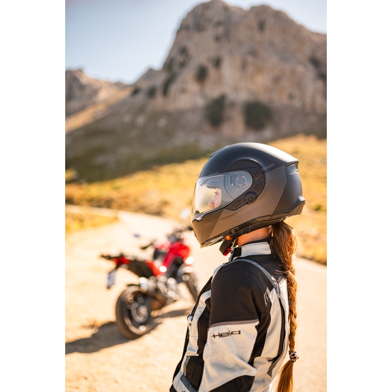 Casco integrale da moto Cardo Beyond GTS nero