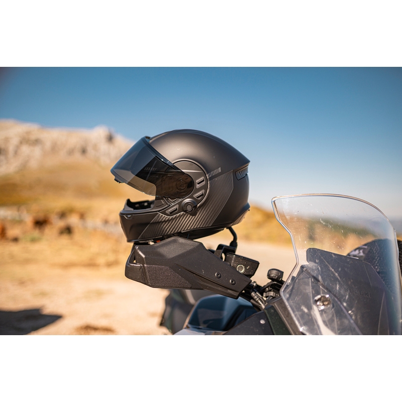 Casco integrale da moto Cardo Beyond GTS nero