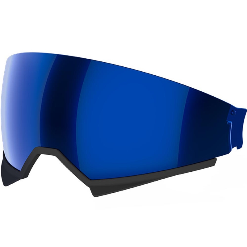 Visiera parasole per casco da moto Airoh Kombakt, blu a specchio