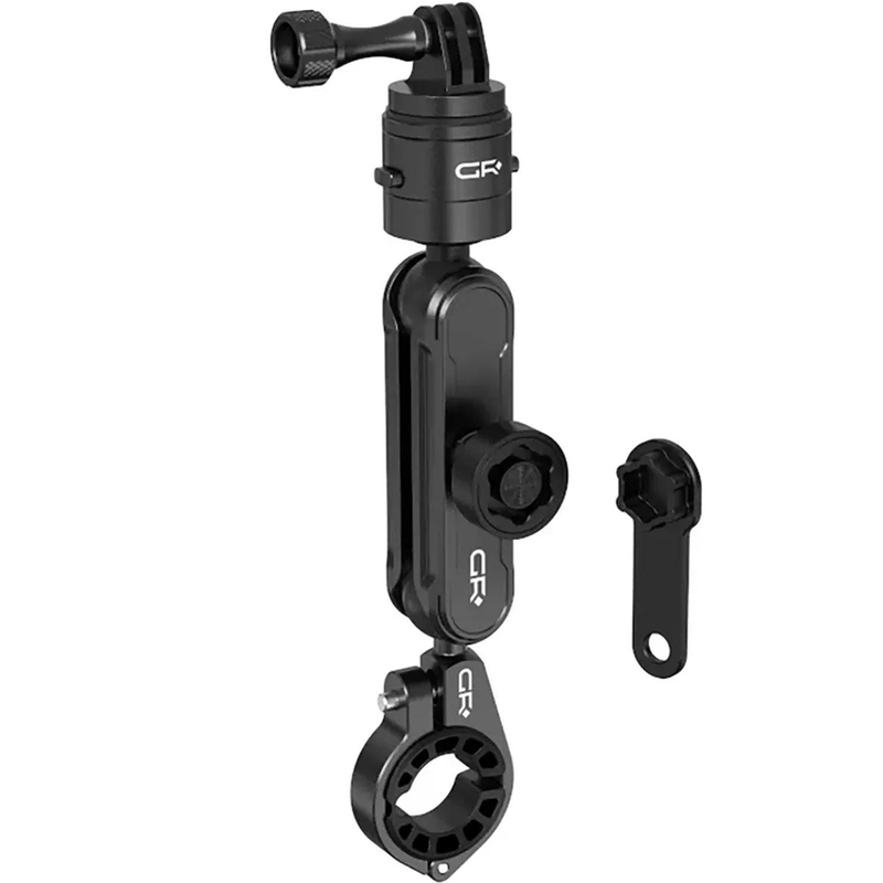Supporto antifurto per action camera GRxplore GT1 da manubrio, nero