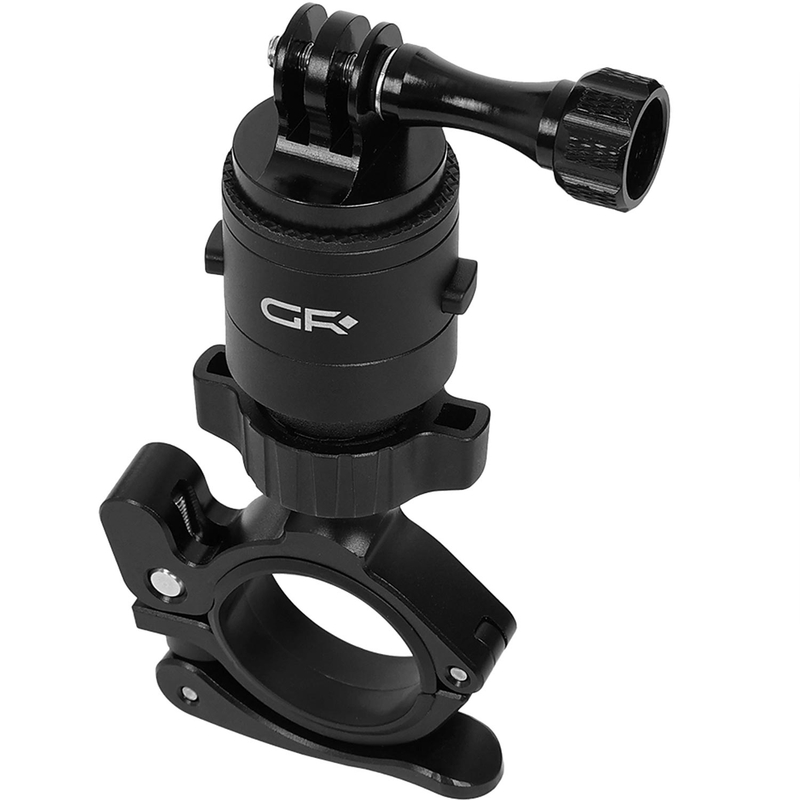 Supporto per action camera con blocco girevole GRxplore GT3 nero