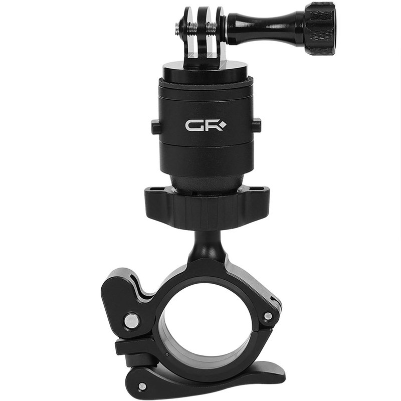 Supporto per action camera con blocco girevole GRxplore GT3 nero