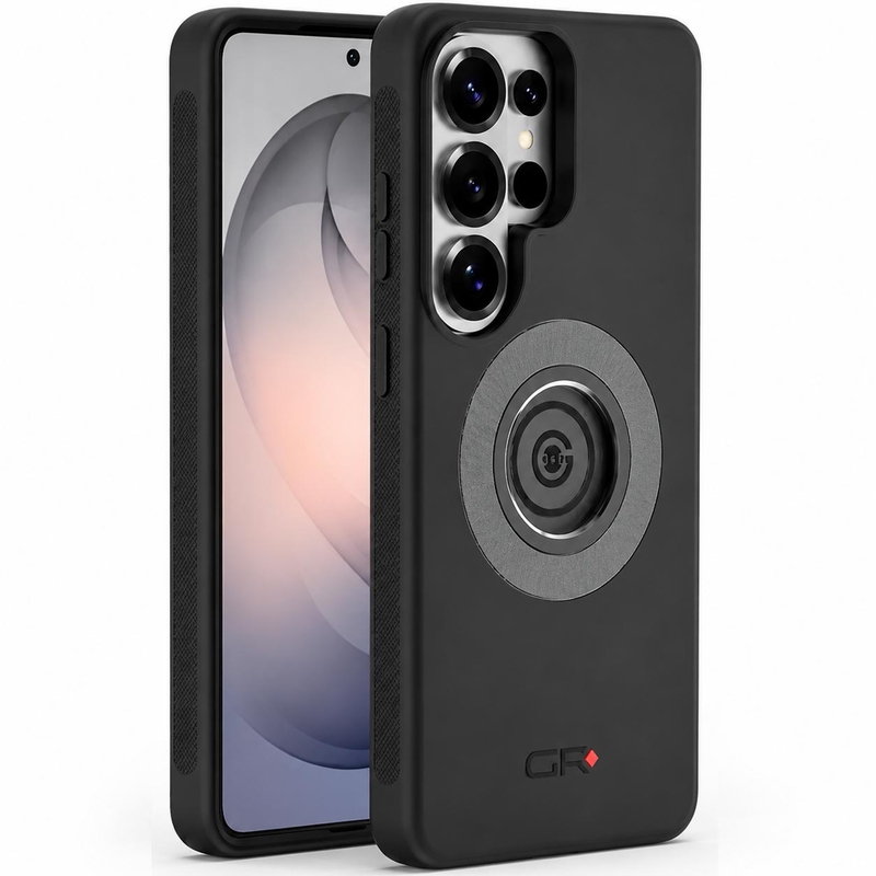 GRxplore Cover a sgancio rapido per Samsung Galaxy S26 Ultra, colore nero