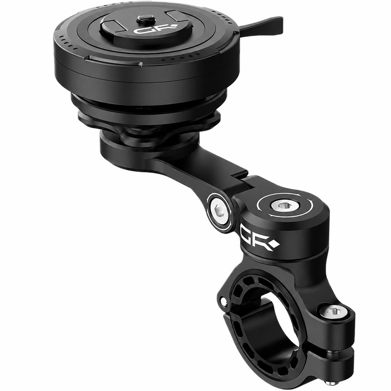 Supporto per telefono da manubrio per moto con braccio regolabile GRxplore MT11 nero