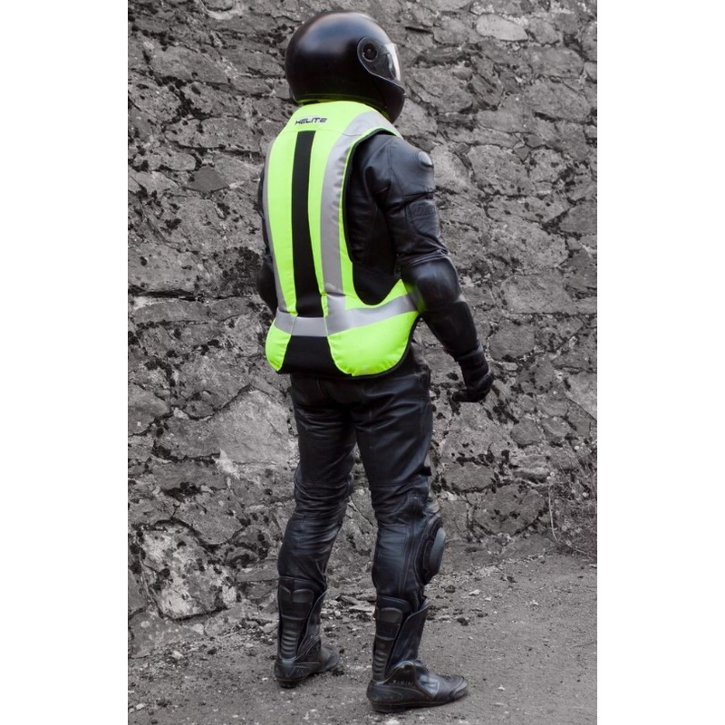 Airbagová vesta HELITE Airnest fluo žlutá
