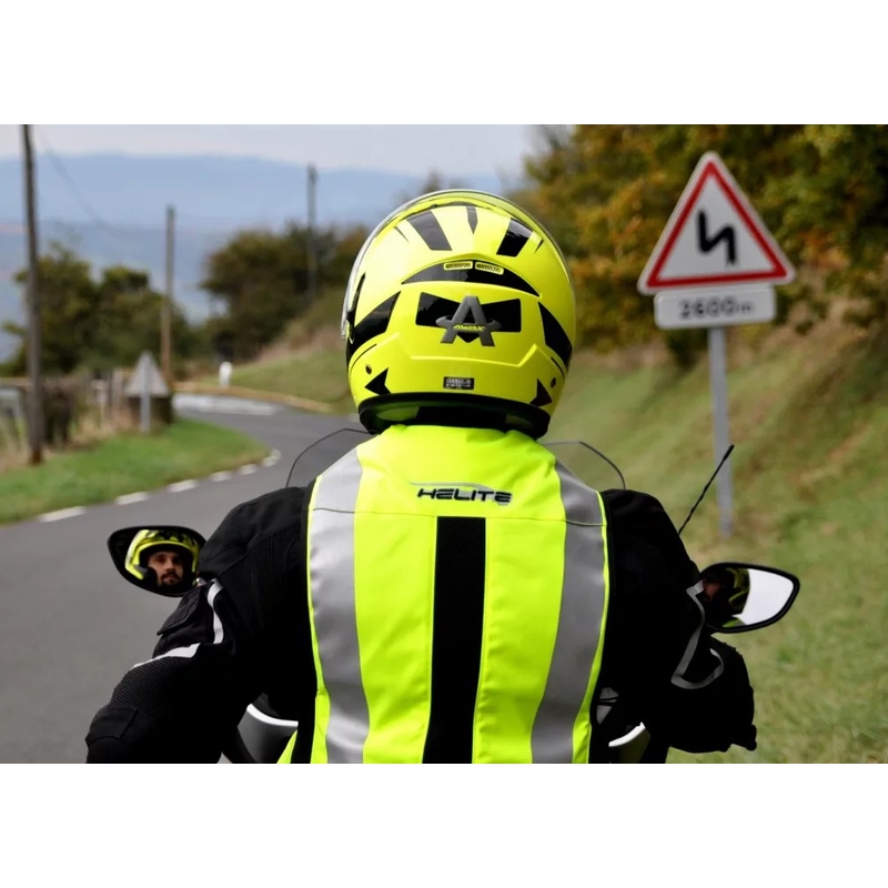Airbagová vesta HELITE Airnest fluo žlutá