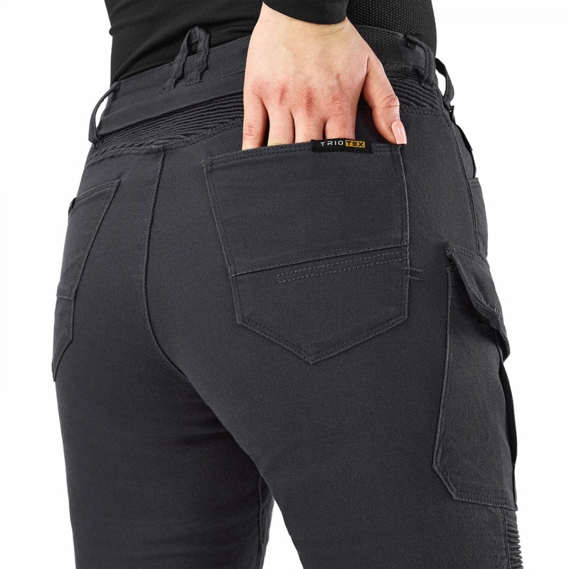 Pantaloni da moto da donna Shima Giro 3.0, grigi
