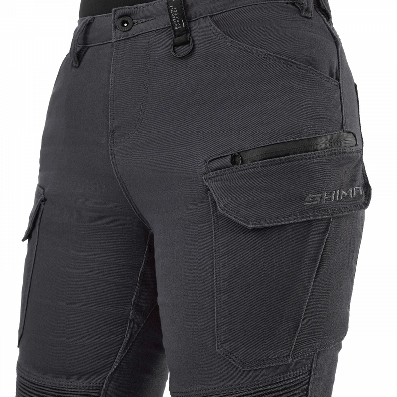 Pantaloni da moto da donna Shima Giro 3.0, grigi