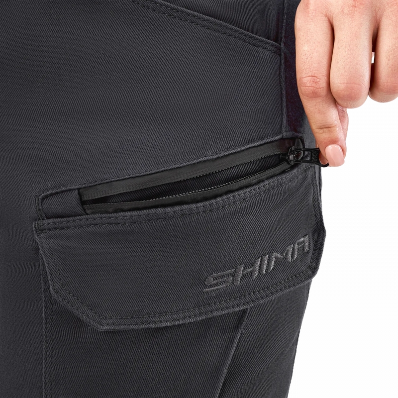 Pantaloni da moto da donna Shima Giro 3.0, grigi