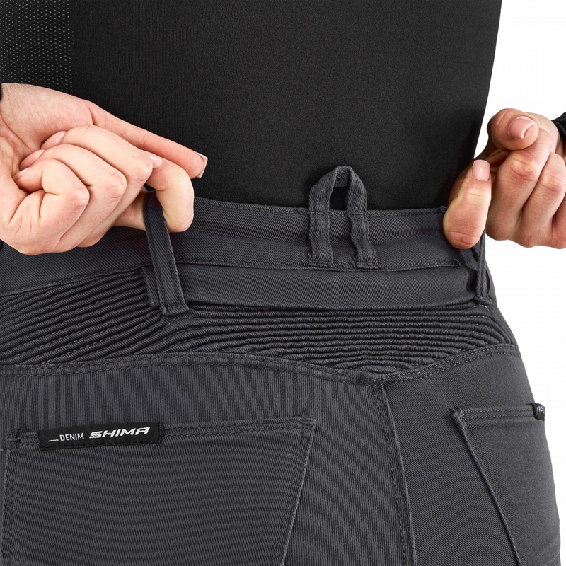 Pantaloni da moto da donna Shima Giro 3.0, grigi