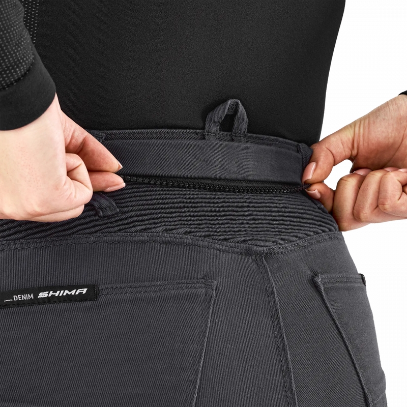 Pantaloni da moto da donna Shima Giro 3.0, grigi