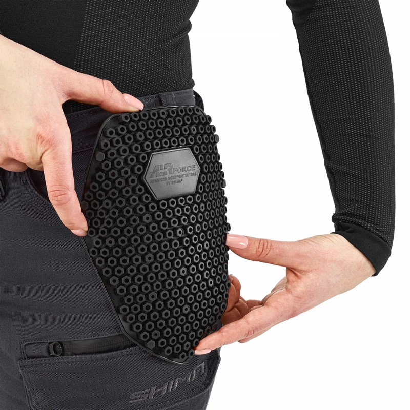 Pantaloni da moto da donna Shima Giro 3.0, grigi