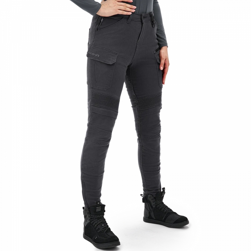 Pantaloni da moto da donna Shima Giro 3.0, grigi