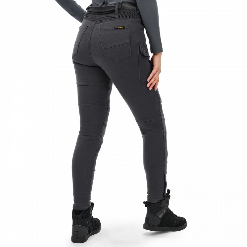 Pantaloni da moto da donna Shima Giro 3.0, grigi