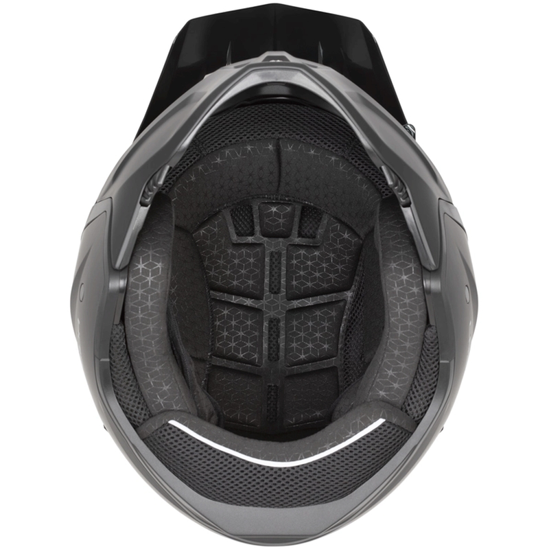 Casco modulare da moto Cassida Cross Country Code verde opaco-grigio-nero