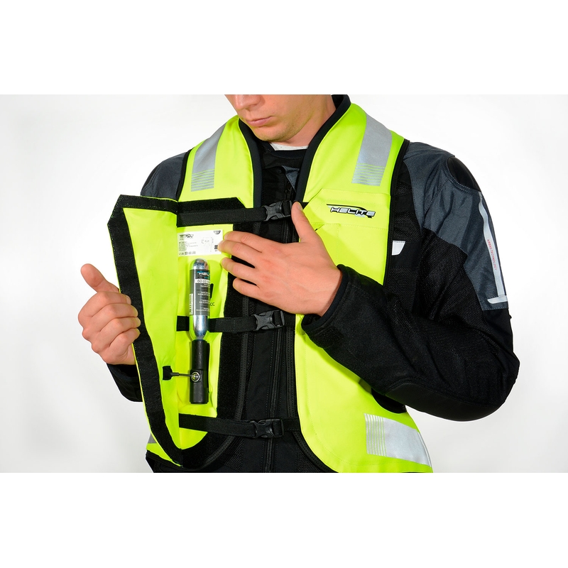 Gilet airbag HELITE Turtle 2 giallo fluo