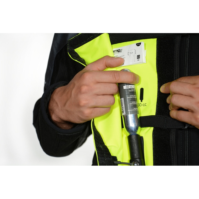 Gilet airbag HELITE Turtle 2 giallo fluo