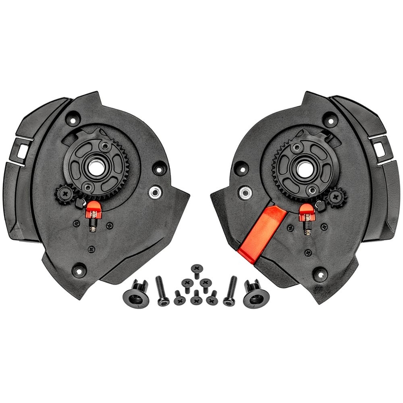 Meccanismo visiera Cassida Multiflip per caschi da moto, nero
